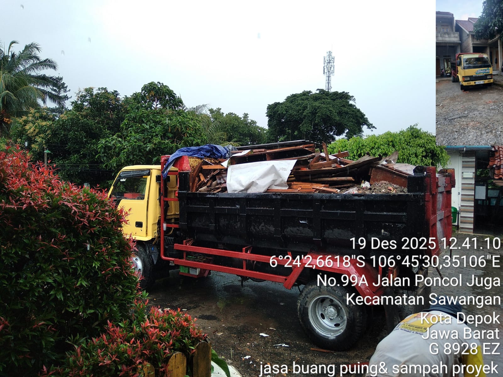 Dokumentasi Jasa Buang Sampah Proyek